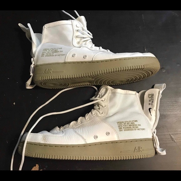 air force 1 mid olive ivory